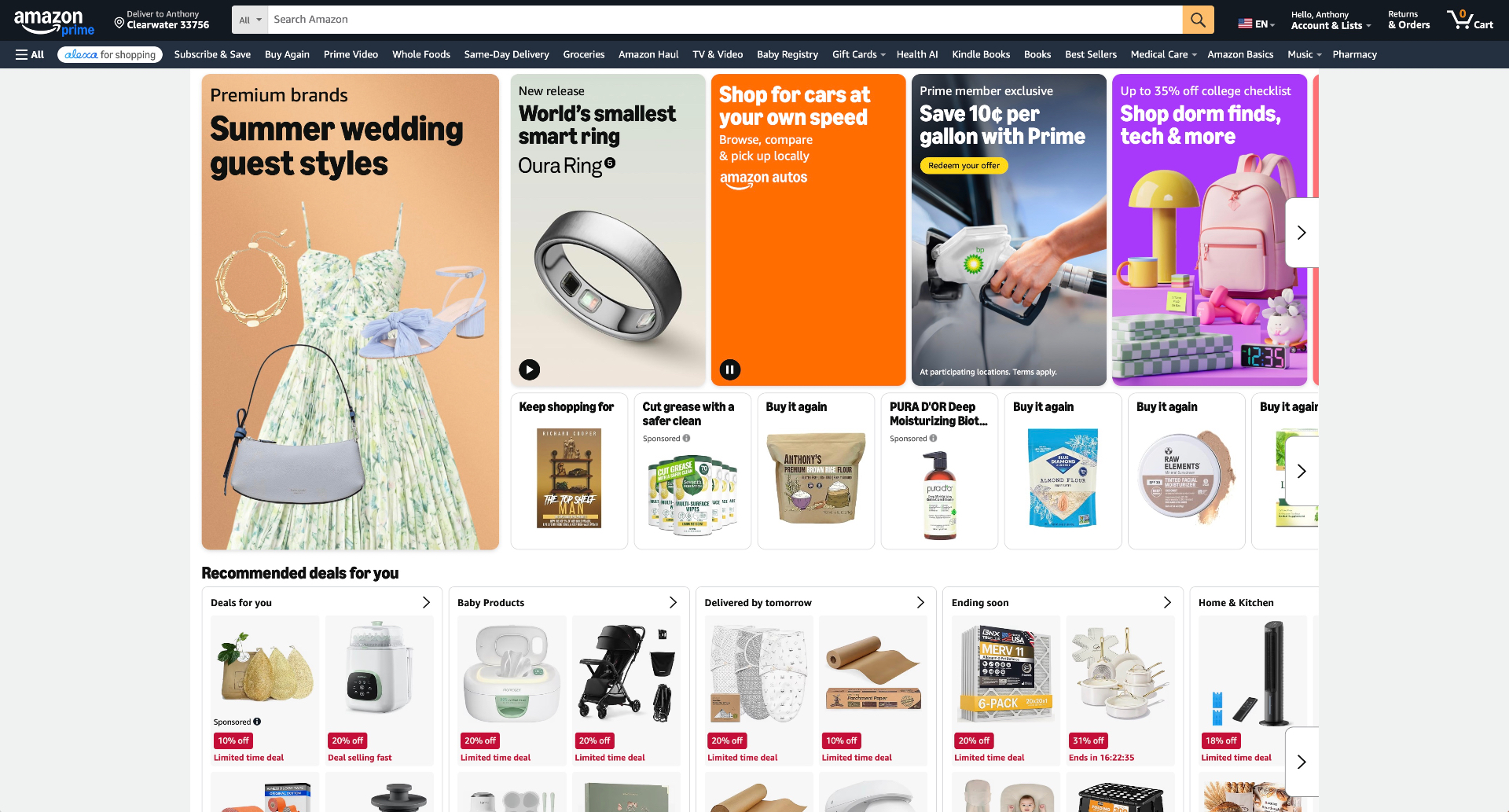 Amazon — real-world e-commerce & marketplaces example